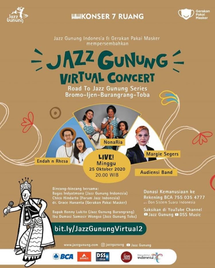 Jazz Gunung Virtual Concert 2 Banner